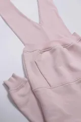 Pembe Kapüşonlu  Fitilli TaytlıTakım
